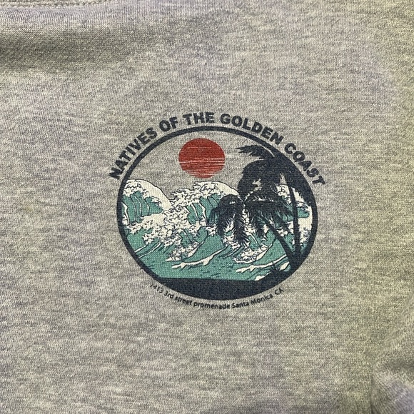 Grey Cropped Sweatshirt - Picture 2 of 3